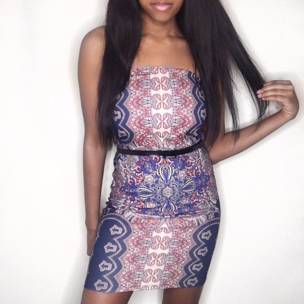 Rare Graphic & psychedelic, GROOVY patterned BODYCON skirt & dress